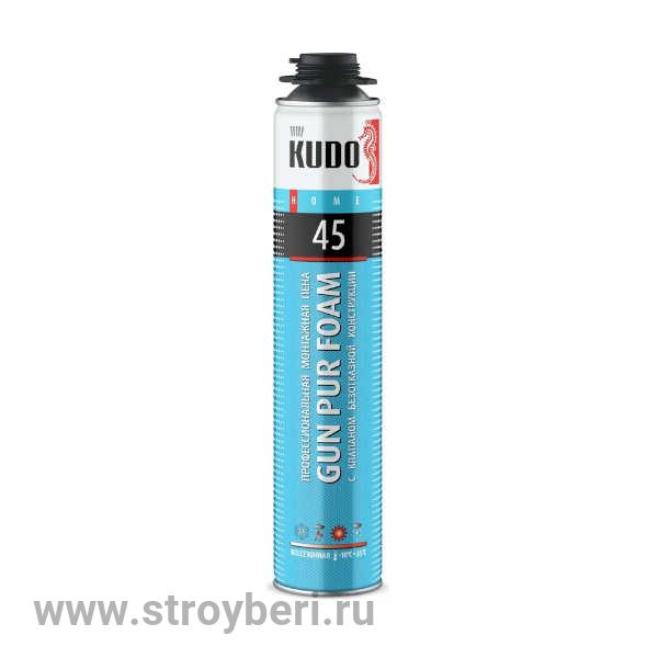 KUPHP10U45 Пена полиуретановая монтажная профессионал.KUDO HOME 45 ВСЕСЕЗОННАЯ 1000 мл