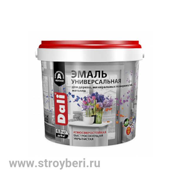 DALI Эмаль универсальная п/мат. слоновая кость RAL 1015 0.9кг