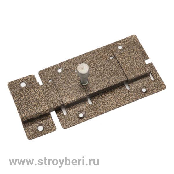 Засов Киров Секрет ЗД-02 антик бронза плоский (20)