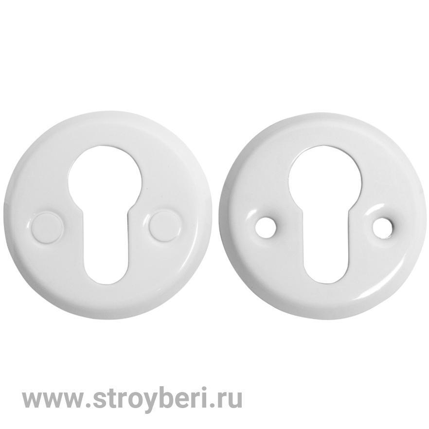 Накладка для ц/м АЛЛЮР 016PZ-50 WW белый для финских дверей (200,20)