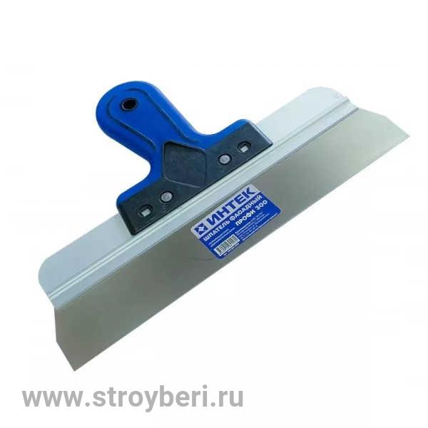 10122-300 Шпатель фасадный ПРОФИ 'Интек' 300 из нержавеющей стали с двухкомпонентной ручкой