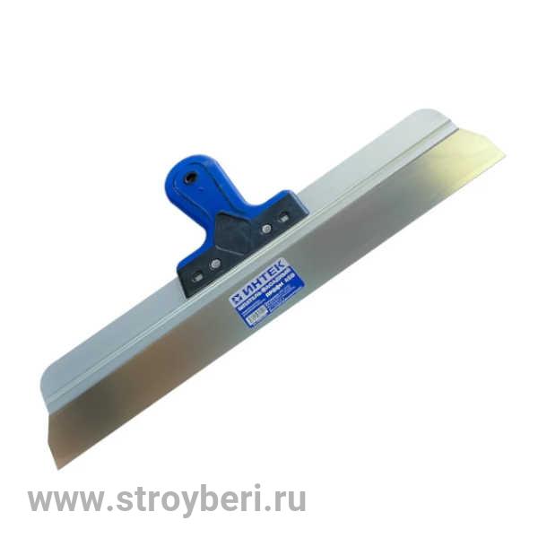10122-450 Шпатель фасадный ПРОФИ 'Интек' 450 из нержавеющеей стали с двухкомпонентной ручкой