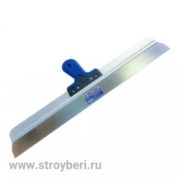 10122-600 Шпатель фасадный ПРОФИ 'Интек' 600 из нержавеющей стали с двухкомпонентной ручкой