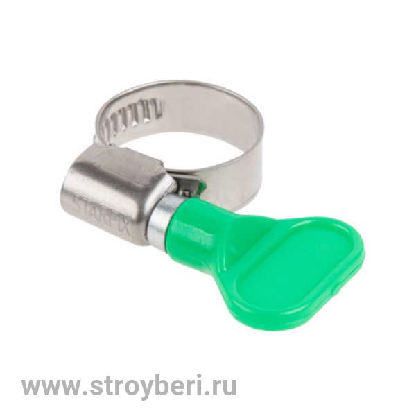 Хомут-бабочка червячный 16*25 мм (16-27 мм) W2 нерж