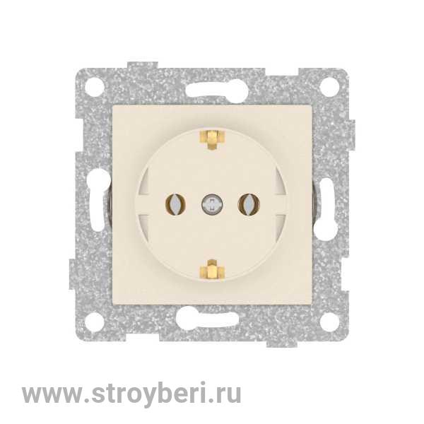 С11Р3-003 GUSI Ugra МЕХАНИЗМ Роз. 1-ой с/з, скрытая установка, 16А, 250В. Цвет бежевый