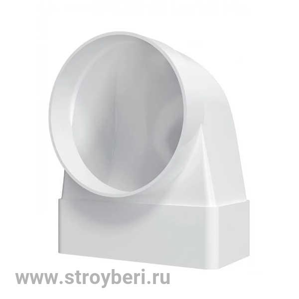 Переходник СКФП D150 90гр 90*220 пластик