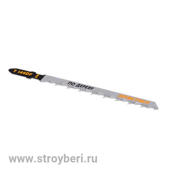 034-625 Пилки для лобзика по дереву, ДСП ПРАКТИКА тип T144DF 100*75мм,грубый рез,Bim (2шт)
