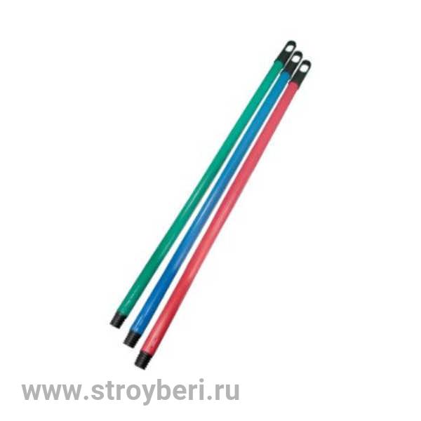 Черенок для щетки пластик+металл 120 см Альтернатива М812