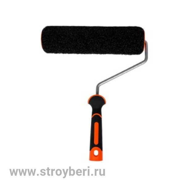 550-9250 Валик 250 мм, d50 мм, ручка 8 мм, ворс 10 мм, для нанесения шпаклевки (25шт/уп)