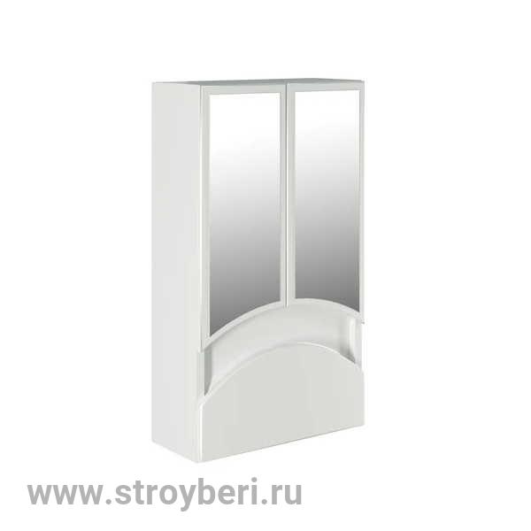 Зеркальный шкаф 'РАДУГА-46' белый без подсветки