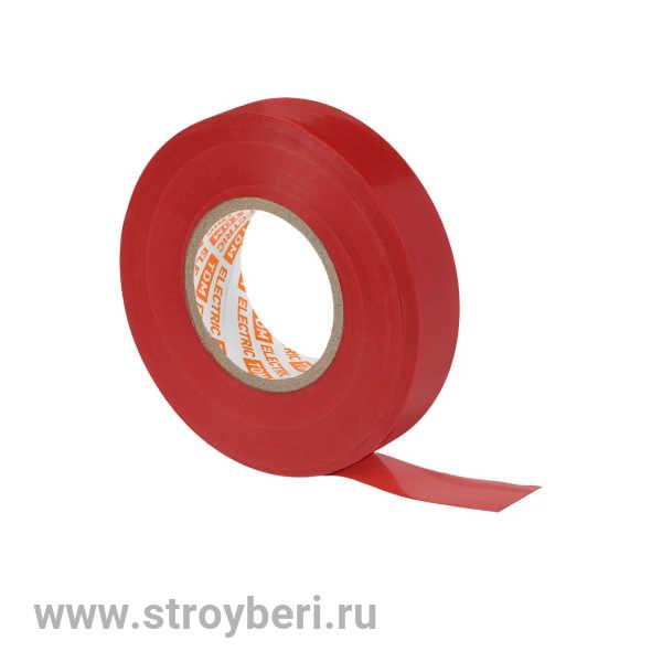 SQ0526-0083 Изолента ПВХ 0,15х19 мм Красная 25 м TDM