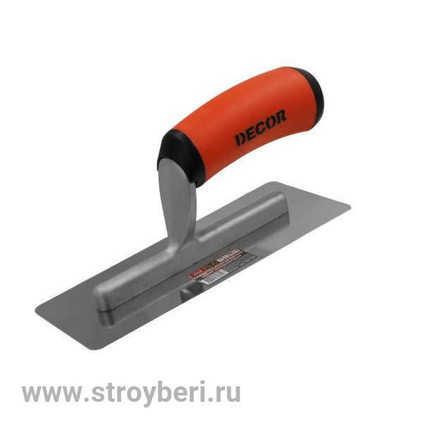 620-200 Гладилка DECOR 'Венецианская' 200*78 мм, трапециевидная, 0,7 мм (12шт/60шт)