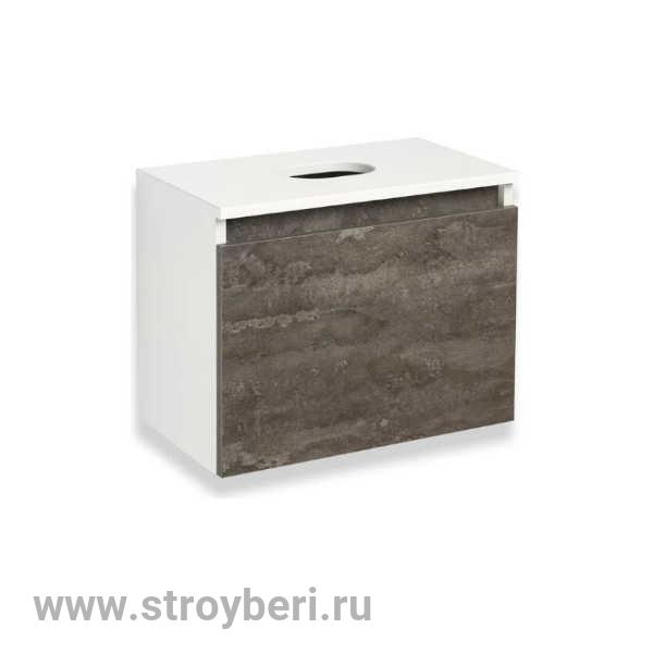 Тумба 'Бари 50' подвесная/железный камень/ под раков накл KUBUS/NOVA/OCEAN/ROUND