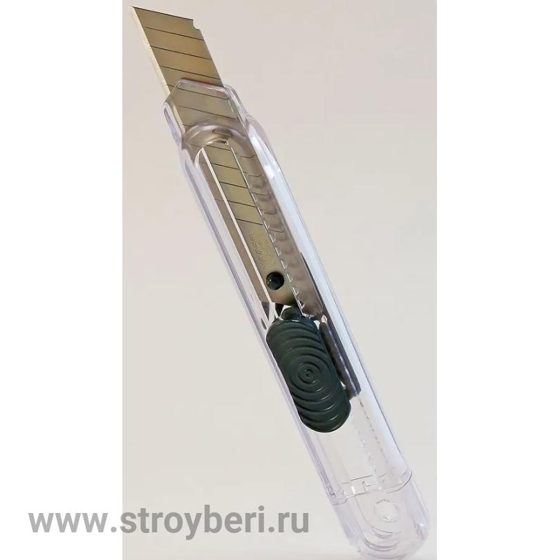113-500 Нож DECOR строительный 18 мм, 0,6 мм, цвет в ассортименте, 20 шт/уп.(80шт/400шт)