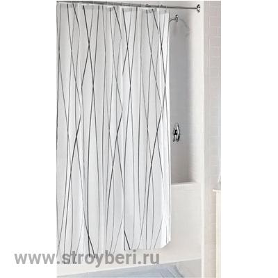 Штора д/ванной комнаты с кольцами GOTA ROCIO® 8857 Mist 180*200 1/25