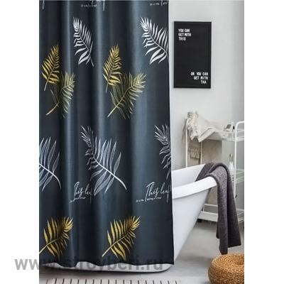 Штора д/ванной комнаты с кольцами GOTA ROCIO® 8827 Jungle 180*180 1/25