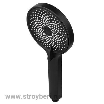 Лейка д/душа 3-реж GOTA ROCIO d120 мм 1916 BL черная