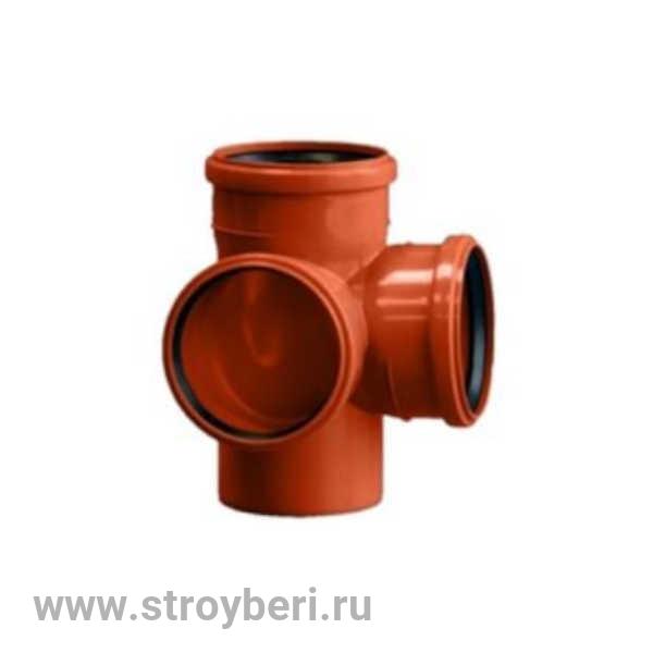 НАРУЖ 110/110 Крестовина угол 87 ПОЛИТЭК
