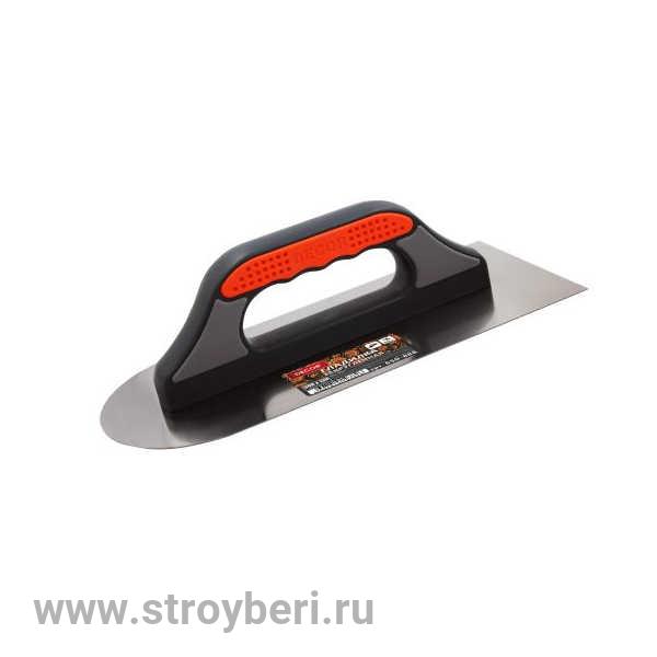 650-888 Гладилка DЕCOR, 3K, 300х130 мм, Нерж.,закругленная (10шт/40шт)