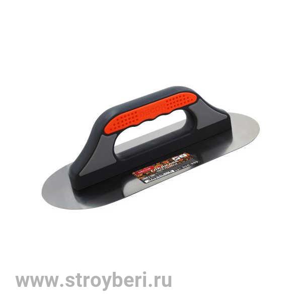 650-999 Гладилка DЕCOR, 3K, 300х130 мм, Нерж.,овальная (10шт/40шт)