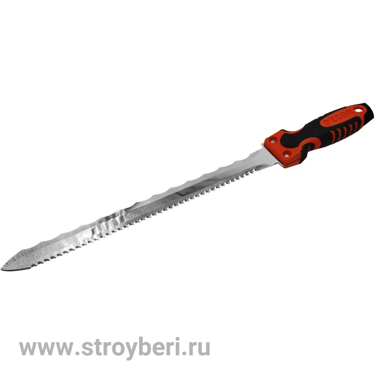 113-300 Нож DECOR для утеплителя 300 мм (36шт/144шт)