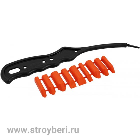 113-400 Шпатель DECOR для силиконов и герметиков, со сменными адаптерами (40шт/200шт)