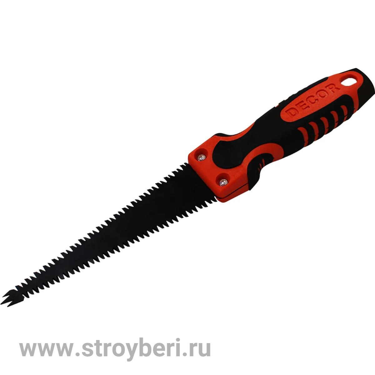 113-150 Ножовка DECOR для ГКЛ 150 мм (48шт/240шт)