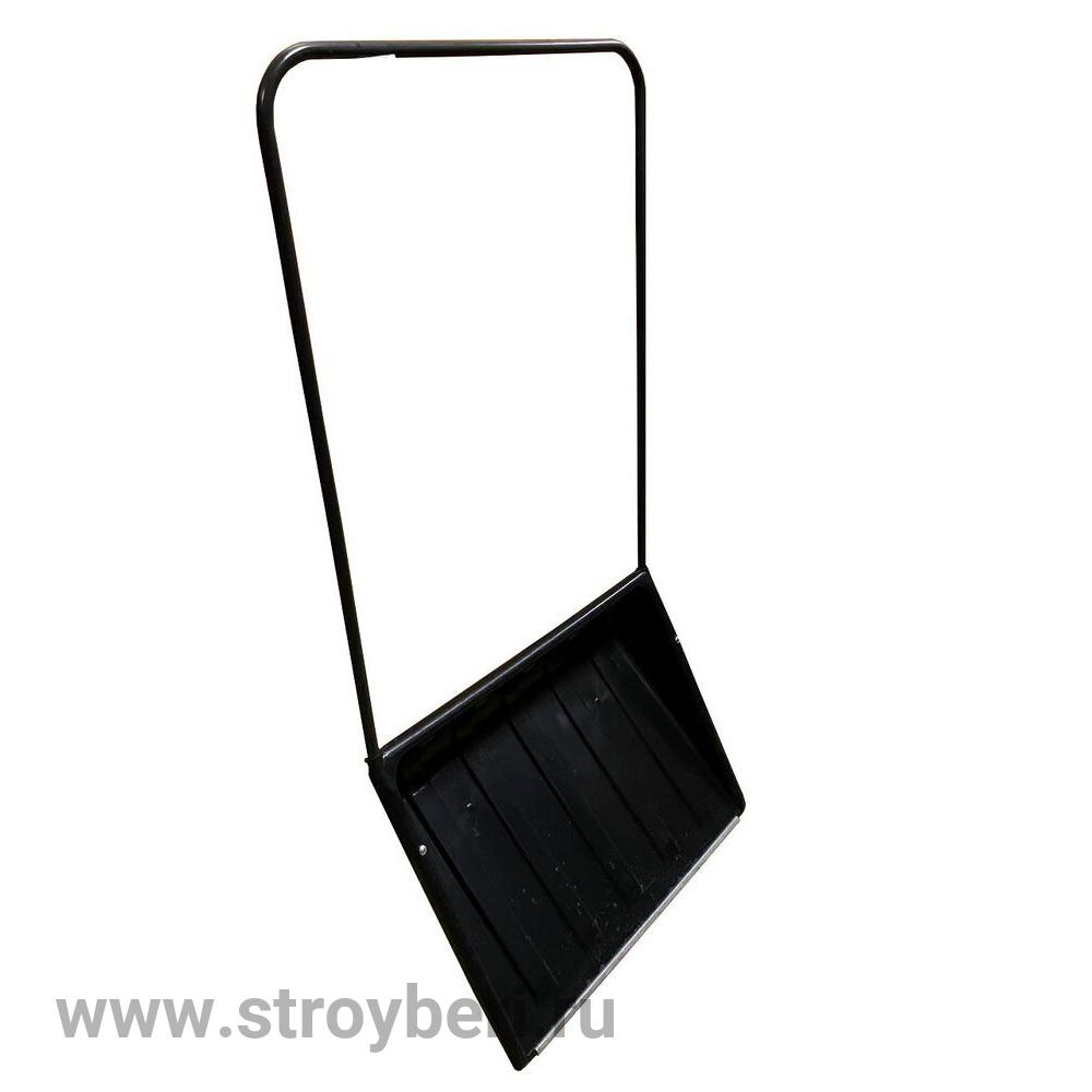 Скрепер для снега пластиковый большой №1 с оцинкованной планкой 710*530 44574/00-100270