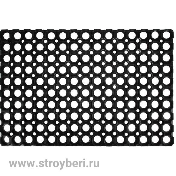 Коврик придверный ячеистый 'Решетка' (HOLLOW MATS) 80x120x16mm