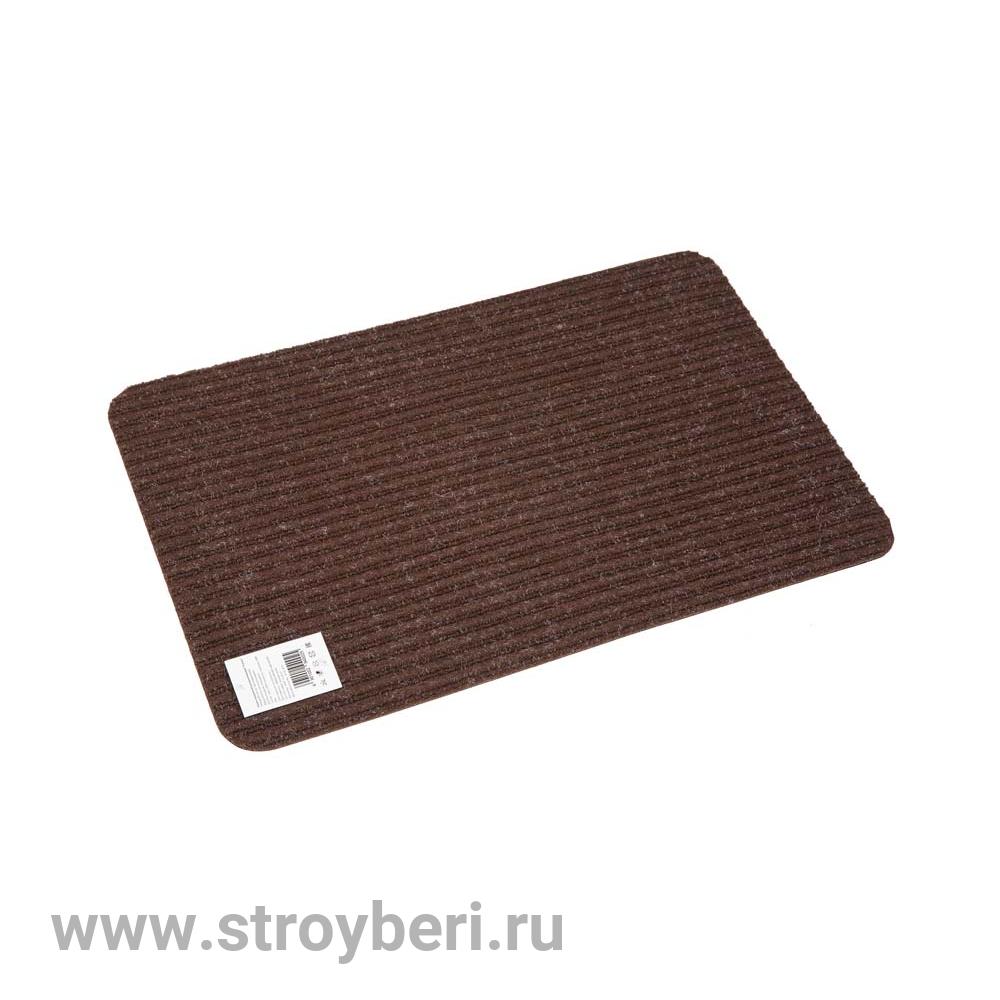 Коврик грязезащитный Классик 60х90 см коричневый (без бордюра)