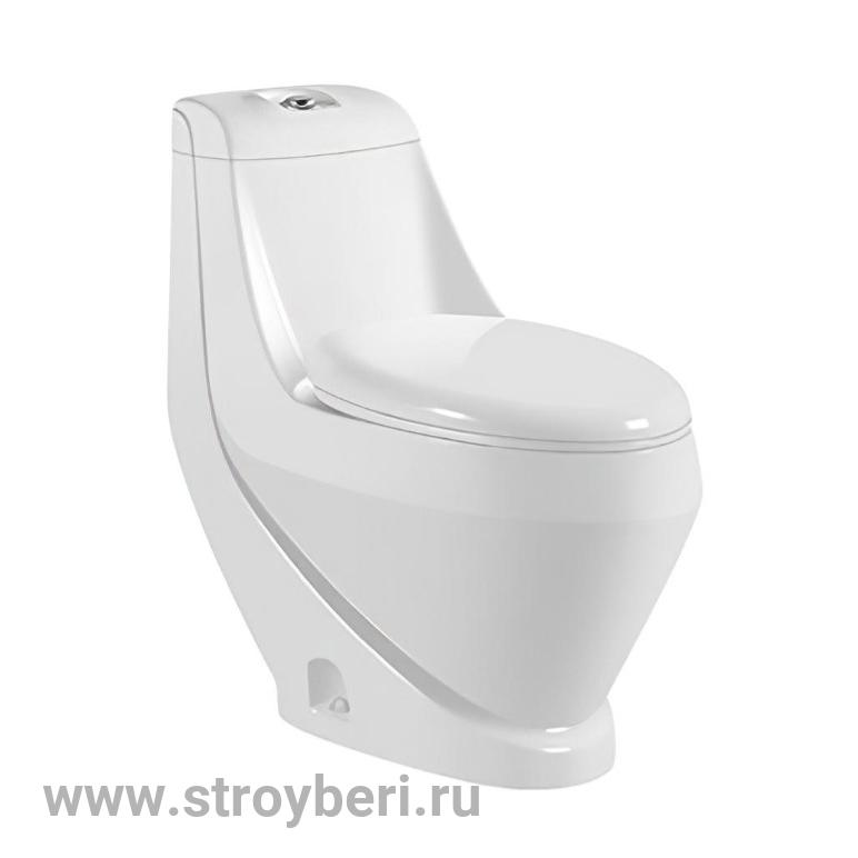 Унитаз керамический SPARO Gasdum модель FT2040(моноблок,прямой)
