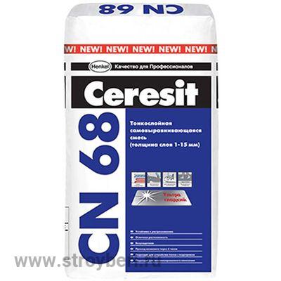 Смесь самовыравнивающаяся Ceresit CN-68/25 кг