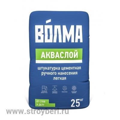 Штукатурка Волма Акваслой 25кг цемент
