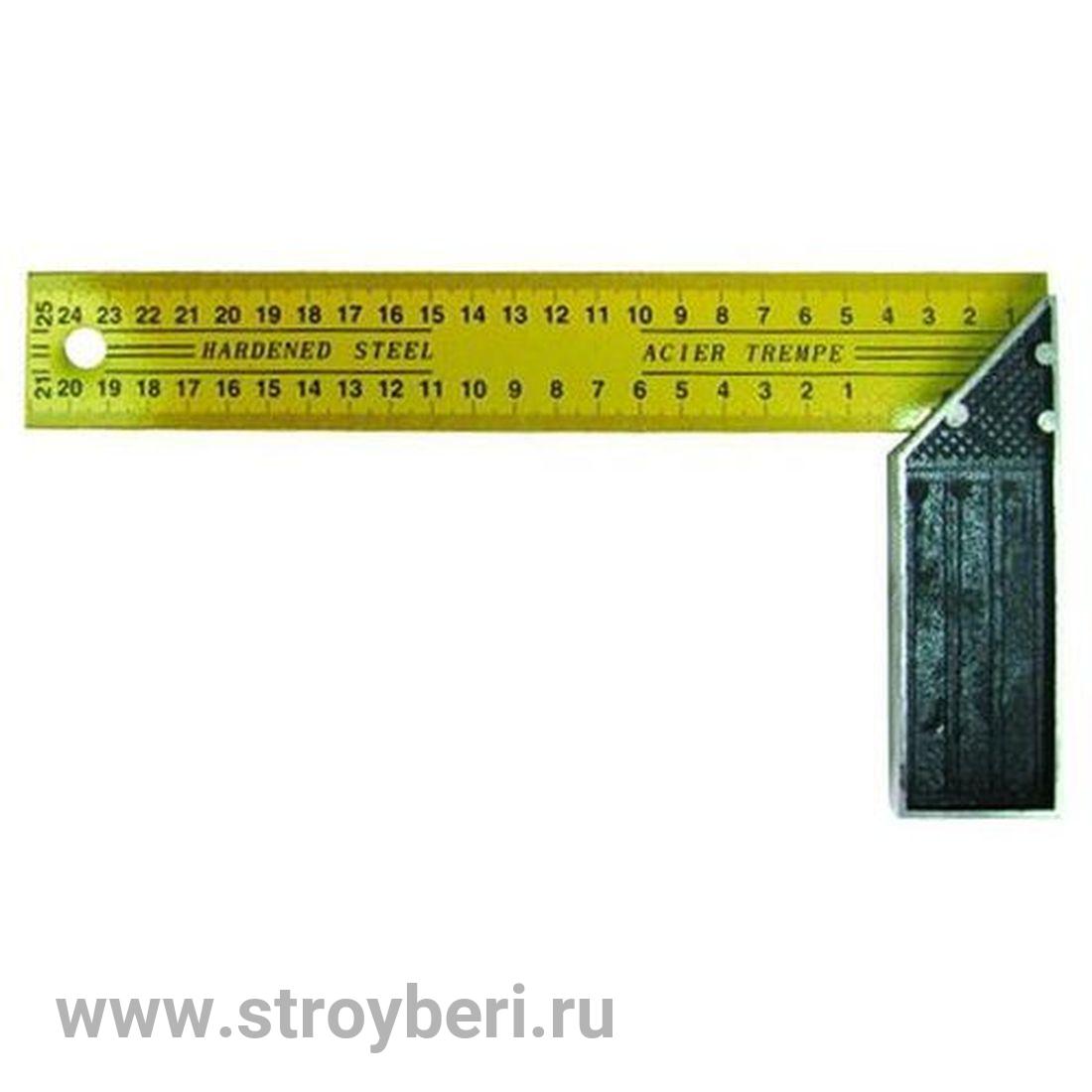 40536 Угольник столярный ЭКСПЕРТ 250 мм (12/120)