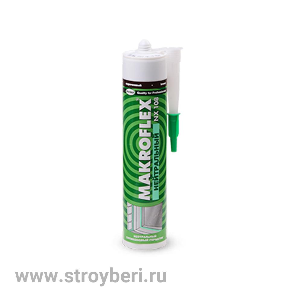 3000281 Герметик сил.Макрофлекс NX108 Нейтр. бел. 290 мл.