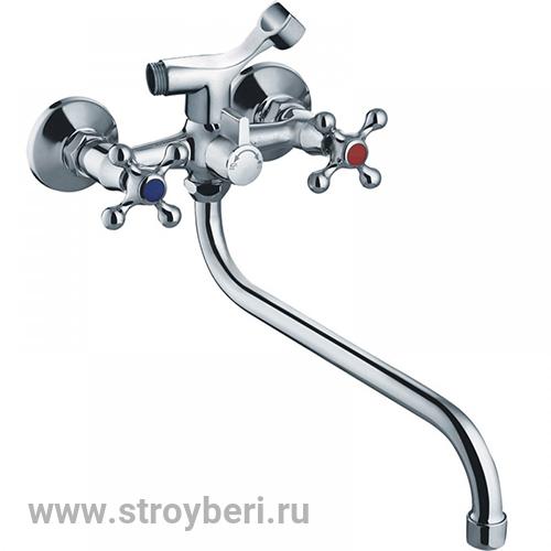 Смеситель ZOLLEN BAMBERG (арт. BA62620241) для ванны нижний излив с аксес. 300мм
