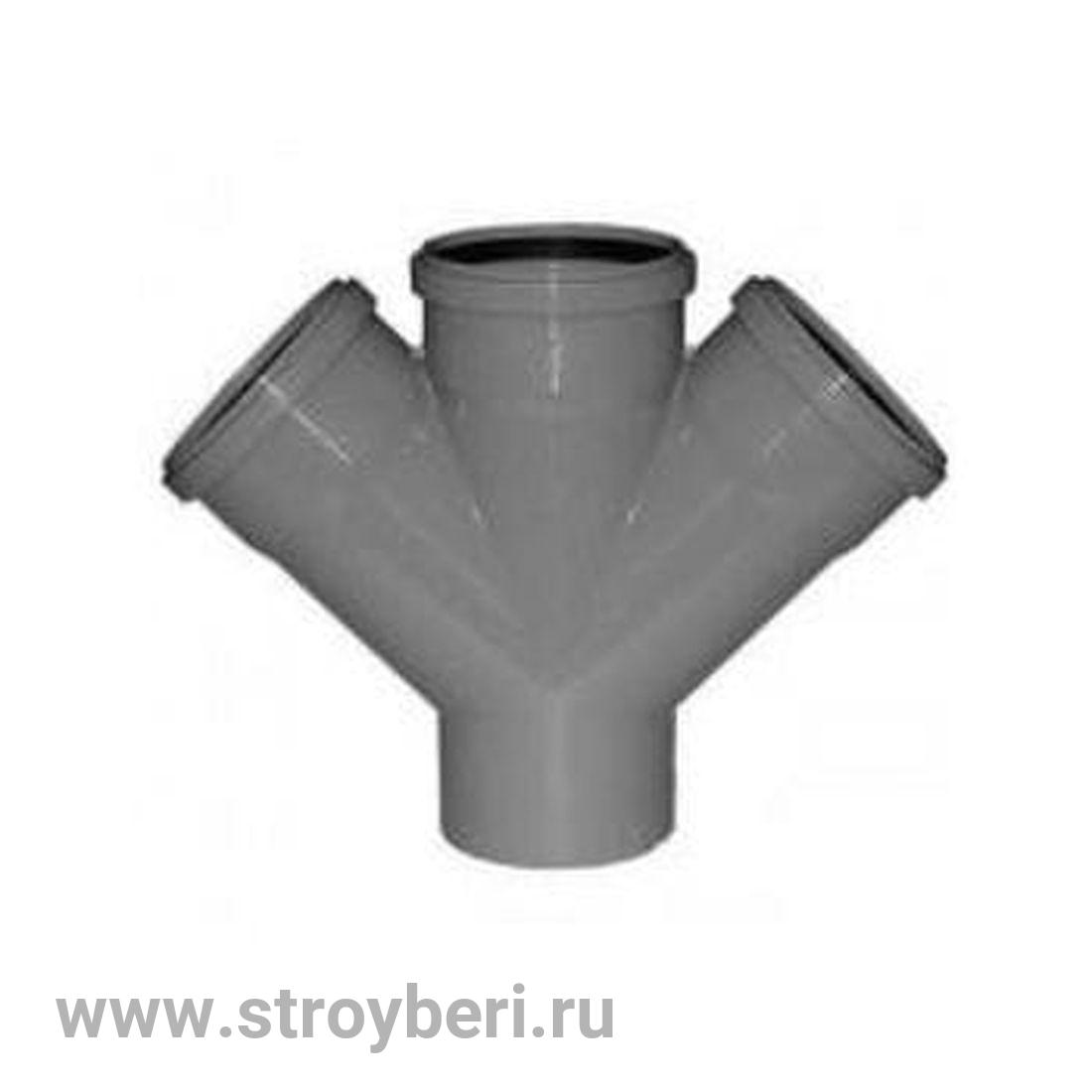 Крестовина 110х110х110х45 гр.с кольцом