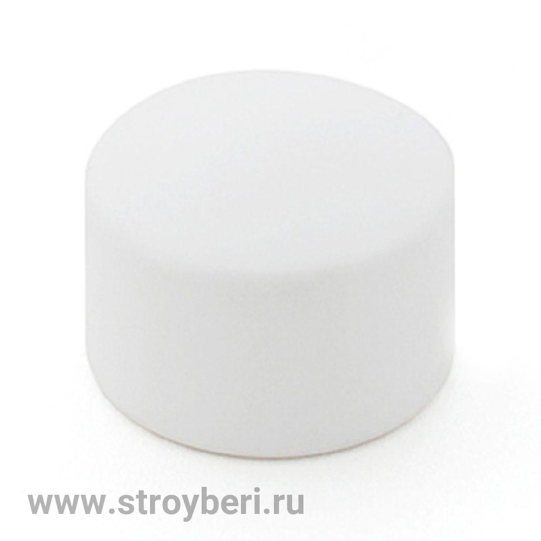 Заглушка PPR белая 25