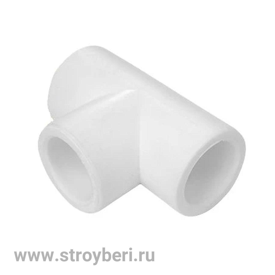 Тройник PPR белый 20
