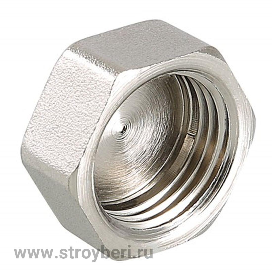 Заглушка никель ДУ 15 ВР VALTEC (Vtr.590.N.0004)