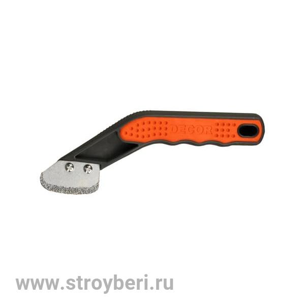 113-005 Скребок DECOR для расшив. швов, закругленное лезвие 2,5 + 0,7 = 3,2 мм (6шт/48шт/240шт)