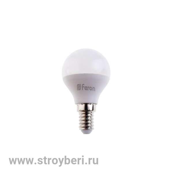 25479 Feron LB-95 E14 7W 4000K 580Lm 230V лампа светодиодная шарик 82*45мм 1/10/100