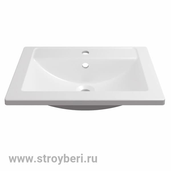 Раковина накладная ''МАРГО-60'' белый (MIXLINE)