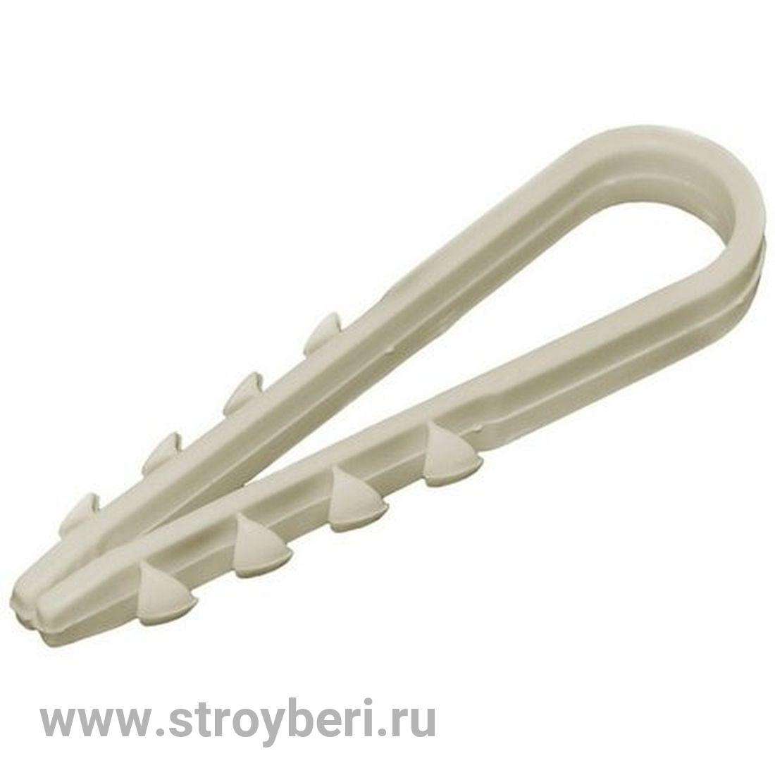 SQ0539-0003 Дюбель-хомут ДХК-18 для круглого кабеля 11-18мм нейлон белый (100шт) TDM