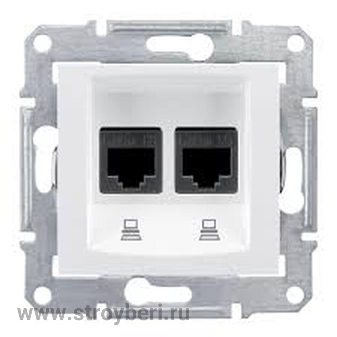 SQ1809-0004 Компьютерная розетка 2xRJ-45 TDM