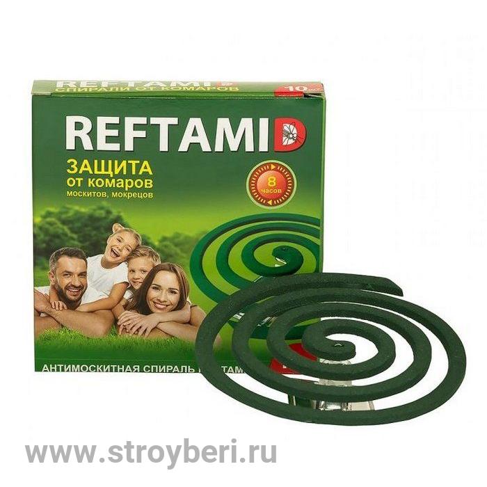 Спирали от комаров ''Рефтамид''/60/