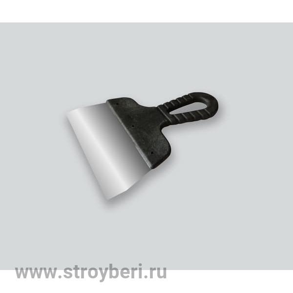 311-0080 Шпатель с черной ручкой нерж.сталь 80 мм ''B.E.'' (50шт/уп)
