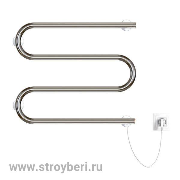 Полотенцесушитель электрический М 50x50 (кнопочный выкл, 153 Вт) ZOX