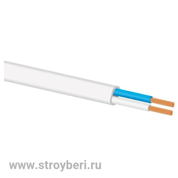 Провод ПУГСП (ПУГНП) 2*2,5 белый (100м) ТУ 3521-001-83901686-2011