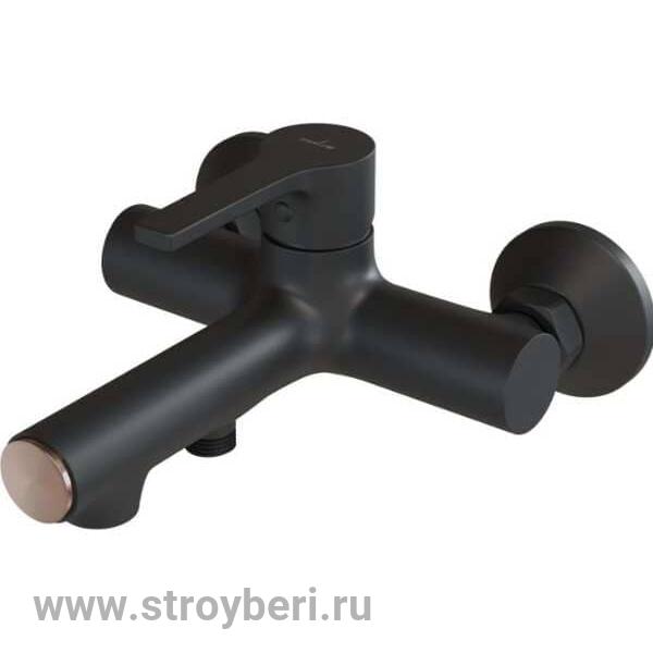 Смеситель для ванны 35k MIXLINE ML23-01 ЧЕРНЫЙ